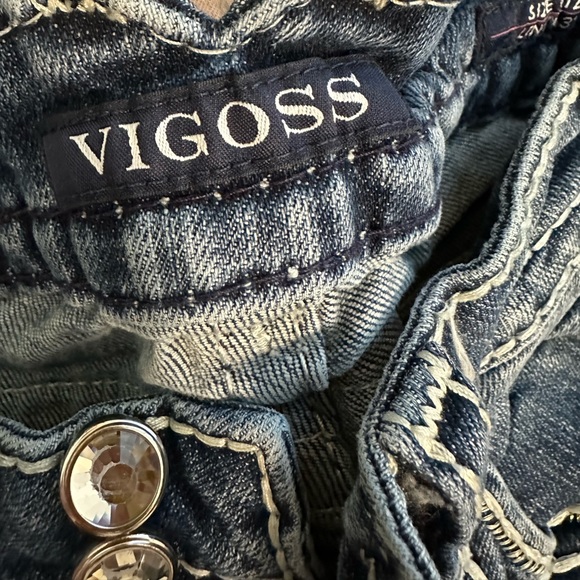 Vigoss size 2 Faded Jeans Slim Boot - Picture 2 of 3